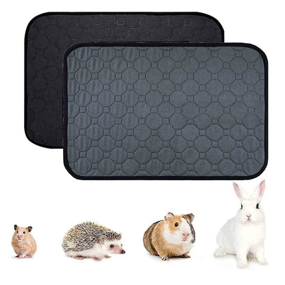 Guinea Pig Cage Lining Washable Guinea Pig Skin Pad Reusable and Non slip Urinary Pad for Guinea Pig Cat and Dog Beds