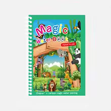 Magic Water Drawing Book Children's Montessori Reusable Coloring Book, Sensory Early Educational Learning Painting Toys for Kids