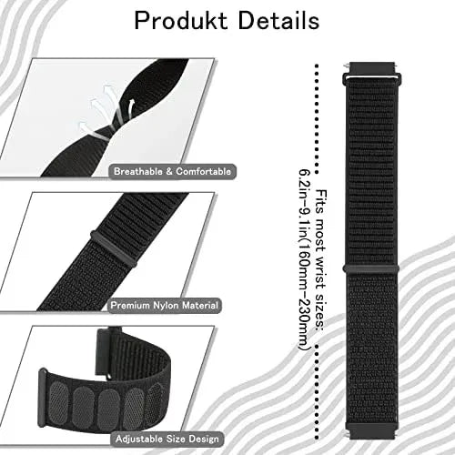 18mm Nylon Strap for Huawei Watch GT5 GT4 41mm Sports Comfortable Breathable Band Huawei Watch GT5 Pro 42mm Accessories Bracelet