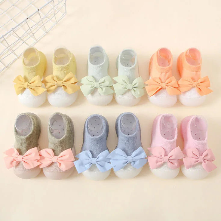 Summer New Combed Cotton Anti slip and Breathable Children's Soft Sole Shoes Baby Walking Shoes Mesh Faced Baby Floor Socks