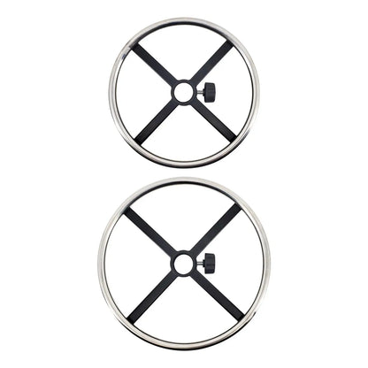 Replacement Pub Bar Stool Round Foot Rest Stainless Steel Accessory for Counter Stools Durable Professional Convenient Assemble