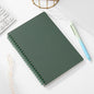 Carnet à spirales A5, 160 pages, papier épais, protection des yeux, ligné, pour l'école, le bureau