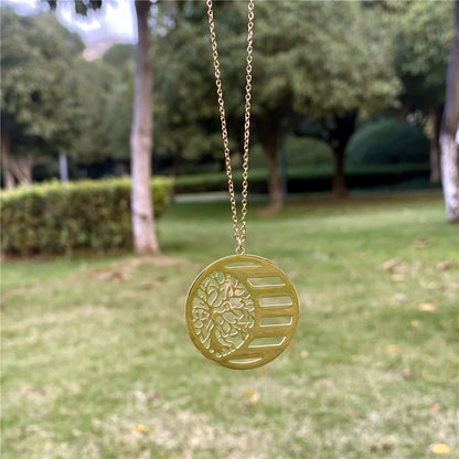 Custom Family Names Necklace Stainless Steel Personalized Name Pendant Tree Of Life 1-5 Names Birthstone For Women Birthday Gift