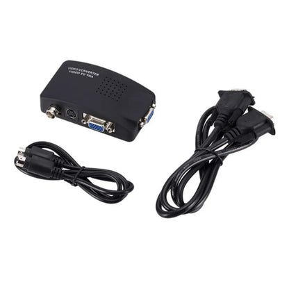 BNC To VGA BNC To VGA Converter Video Converter Signal Conversion BNC To VGA Adapter Box 3D Motion Compensation VGA Output