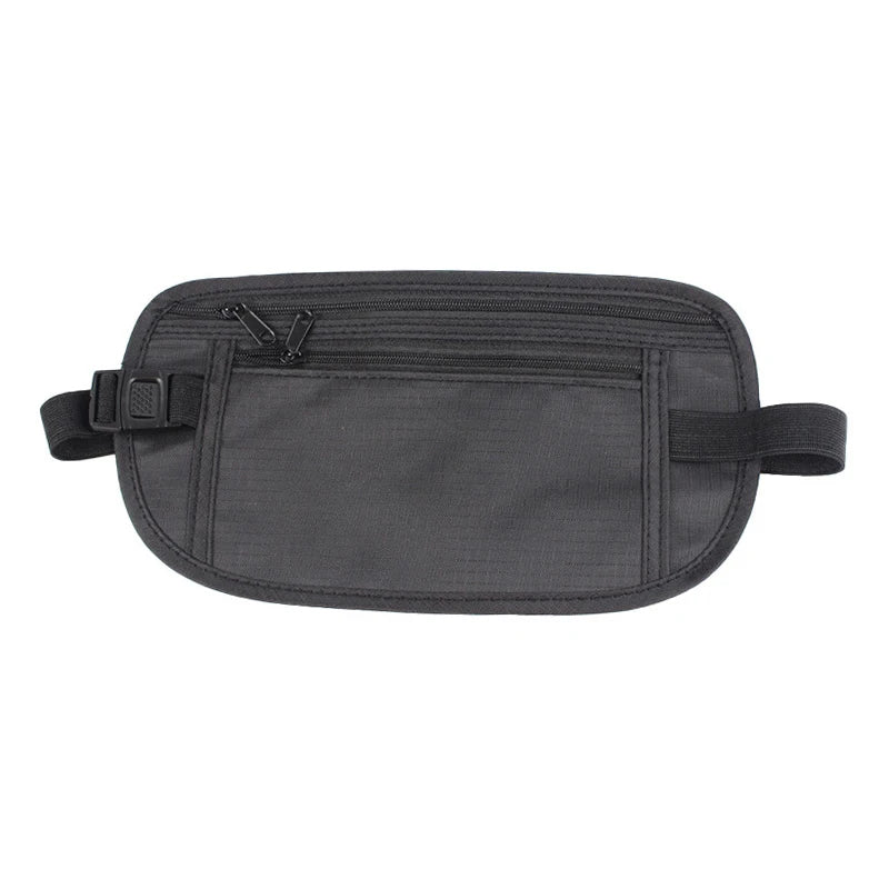 1PC Invisible Travel Waist Packs Waist Pouch for Passport Money Belt Bag Hidden Security Wallet Casual Bag For Men Women