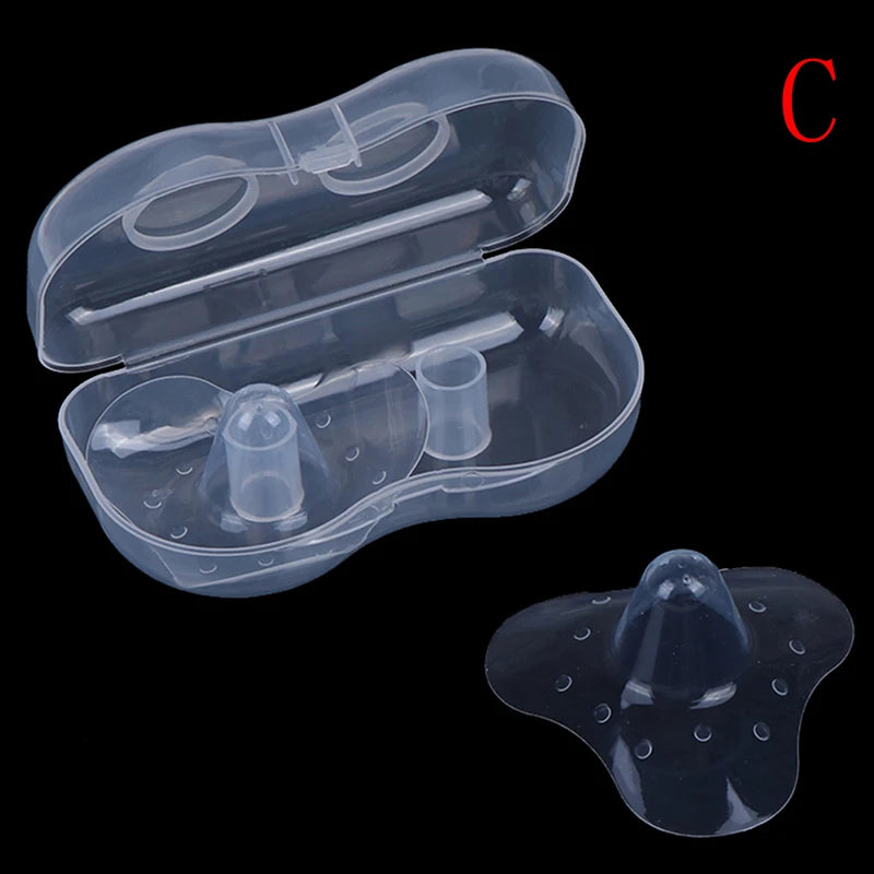 2Pcs/Lot Silicone Nipple Protectors Feeding Mothers Shields Protection Cover