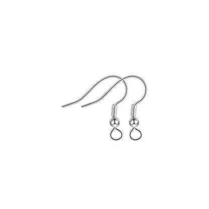 Crochets de boucles d'oreilles en laiton imitation rhodium couleur or 18 carats pour femmes, accessoires de bijoux à faire soi-même, vente en gros