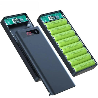 Dual USB Micro USB Type C Power Bank Shell 5V DIY Shell 18650 Holder Cases Detachable Battery Charge Storage Box Without Battery