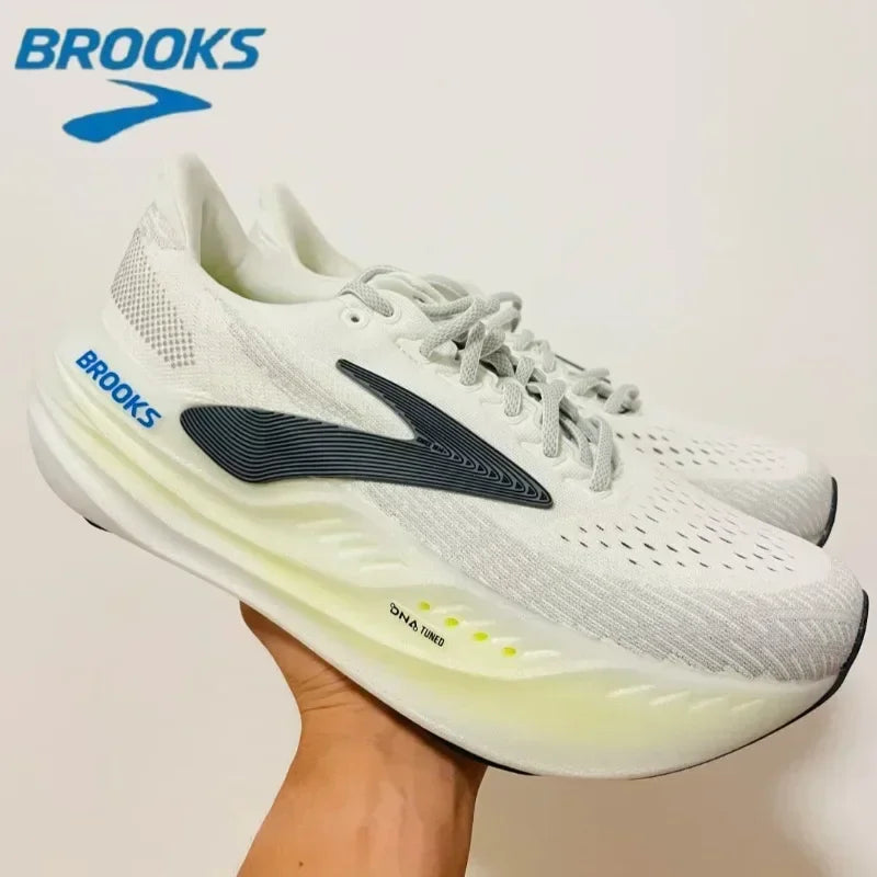 Baskets décontractées Brooks Glycerin Max originales pour hommes et femmes, chaussures de course confortables, antidérapantes et amortissantes