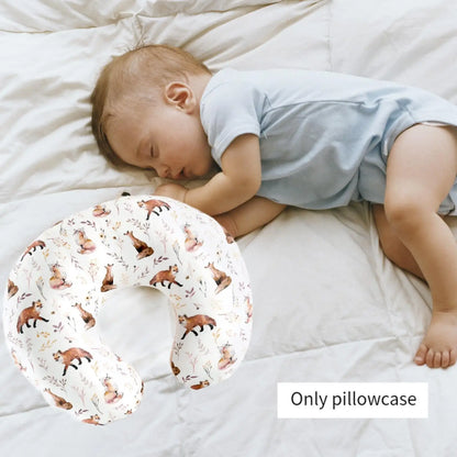 Feeding Pillow Cover Easy to Use Ergonomic Breathable Breastfeeding Pillow Cover for Baby Shower Women Breastfeeding Mom Nursing
