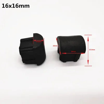 4pcs Square Plastic Blanking End Caps Tube Pipe Inserts Plug Bung for table chair leg cover furniture leveling feet protector