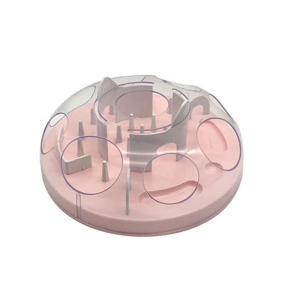 Cat Puzzle Interactive Treat Dispensing Toy Mental Enhancement Slow Feeder Toy  Interesting Cat Maze Slow Feeder Tray Bowl