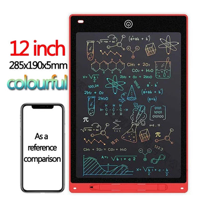 Tablette d'écriture LCD 10/12 pouces, planche à dessin pour enfants, graffiti, bloc-notes, jouets, écriture manuscrite, tableau noir, planche à dessin magique, jouet pour enfants, cadeau