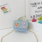 2024 Korean Style Pearl Kid's Handbag Lace Bow Princess Shoulder Messenger Bag Sequin Zero Wallet Pocket Pack