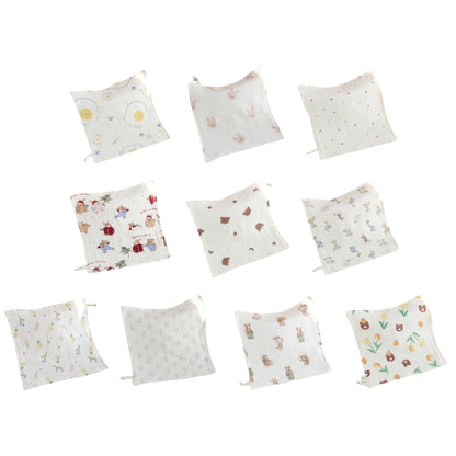 Cotton Towel Newborn Baby Items 4 Layer Muslin Baby Bibs Handkerchief Soft Saliva Towel Feeding Burp Cloths