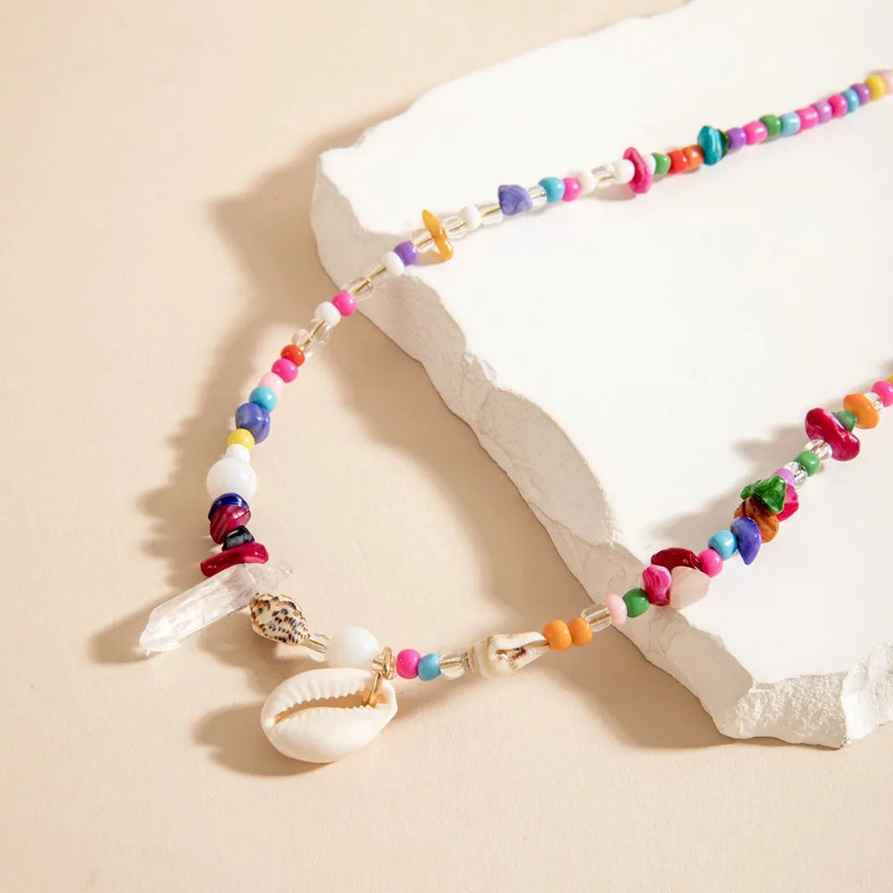 Chaîne de taille bohème d'été, pendentif en forme d'étoile de mer, coquillage, lien de taille ajouré, chaîne de corps pour bikini de plage pour femmes