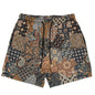 2024Summer New Digital Printing American Sports Casual Shorts Mesh Breathable and Loose Men's Short Shorts