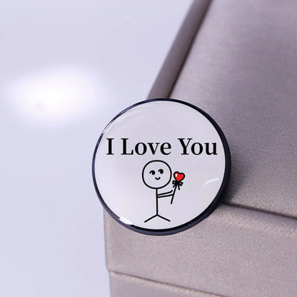 1 PC Personalized Photo Enamel Pins Custom Pictures Brooches Wedding Birthday Pet Creative Alloy Pin Clothes Lapel Button Badges