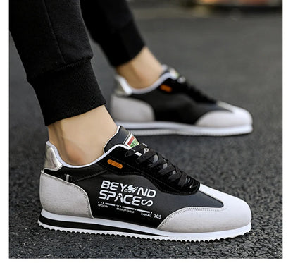 Spring New 2023 Fashion Yellow Low Casual Sneakers Men Comfortable Flats Outdoor Sport Shoes Trainers Mens Sneakers Basket Homme