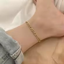 Fashion Franco Link Chain Anklets For Men Women Hip Hop Rapper Stainless Steel Foot Jewelry Leg Chain Ankle Cuban Chains