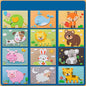 12 Pcs/Set 3D EVA Foam Handmade Sticker Cartoon Animal Vehicle Style DIY Stickers for Kindergarten Kids Gift
