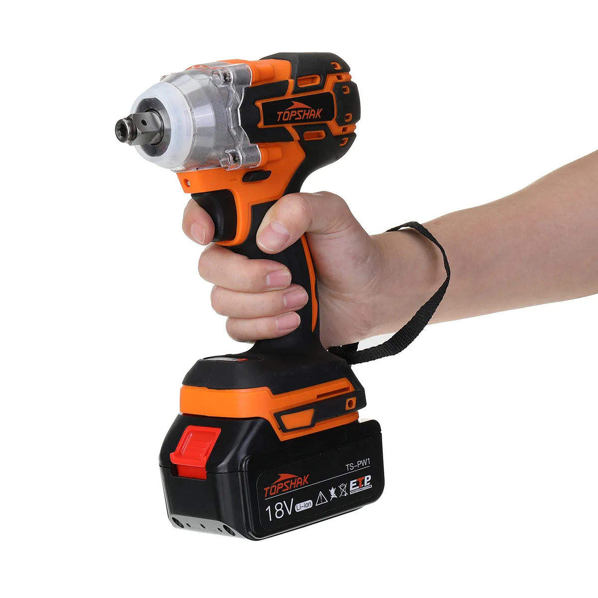 380N.M 1/2 inch Brushless Electric Impact Wrench Cordless Electric Wrench Rechargeable for 18V Battery Screwdriver Power Tools