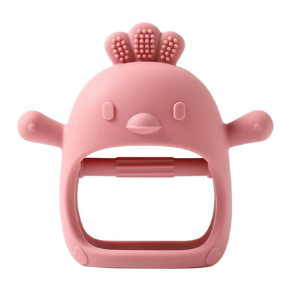 1Pcs Baby Silicone Teether Ring BPA Free Rattles Bracelet Food Grade Newborn Baby Accessories Cartoon Silicone Teething Toys