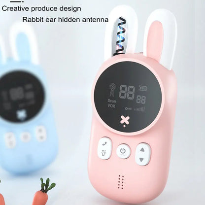 Children's walkie talkie portable handheld children's mini toy 3-KM range wireless lanyard walkie talkie holiday gift