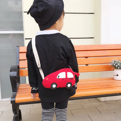 2024 Fashion Mini Crossbody Bag Packet Children Baby Boys Girls Car Shoulder Bag Handbags Cartoon Pig Mini Coin Purse