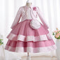 New Girls' Dress Two Piece Set 3-10 Years Old Gorgeous Christmas Performance Dress Autumn Girls' Party Prom Dress