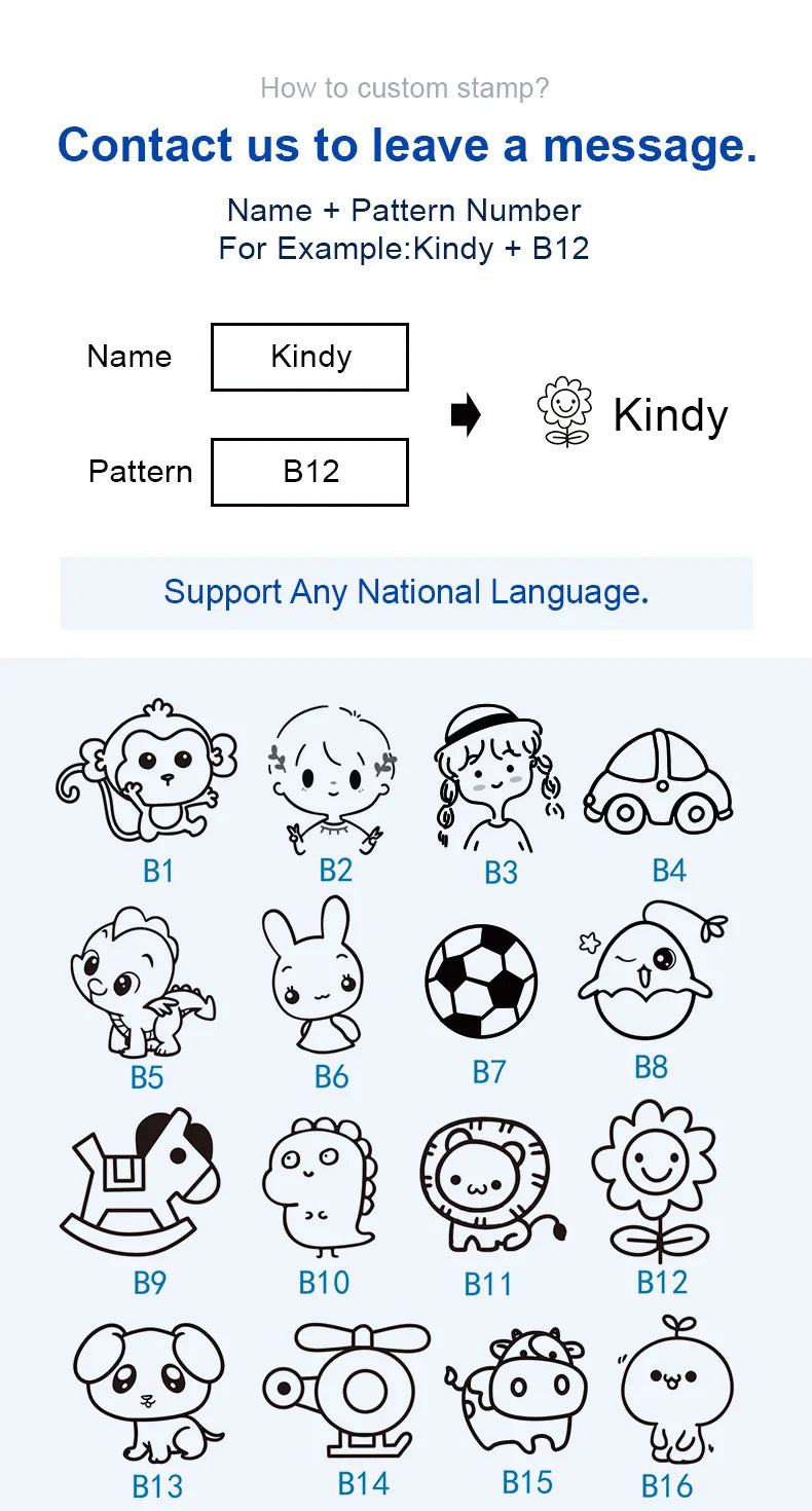 24pcs Baby Shoes Schoolbag Cup Clothes Name Sticker Waterproof Tag Rope Baby Name Ring Children Customized Name Label Pendant