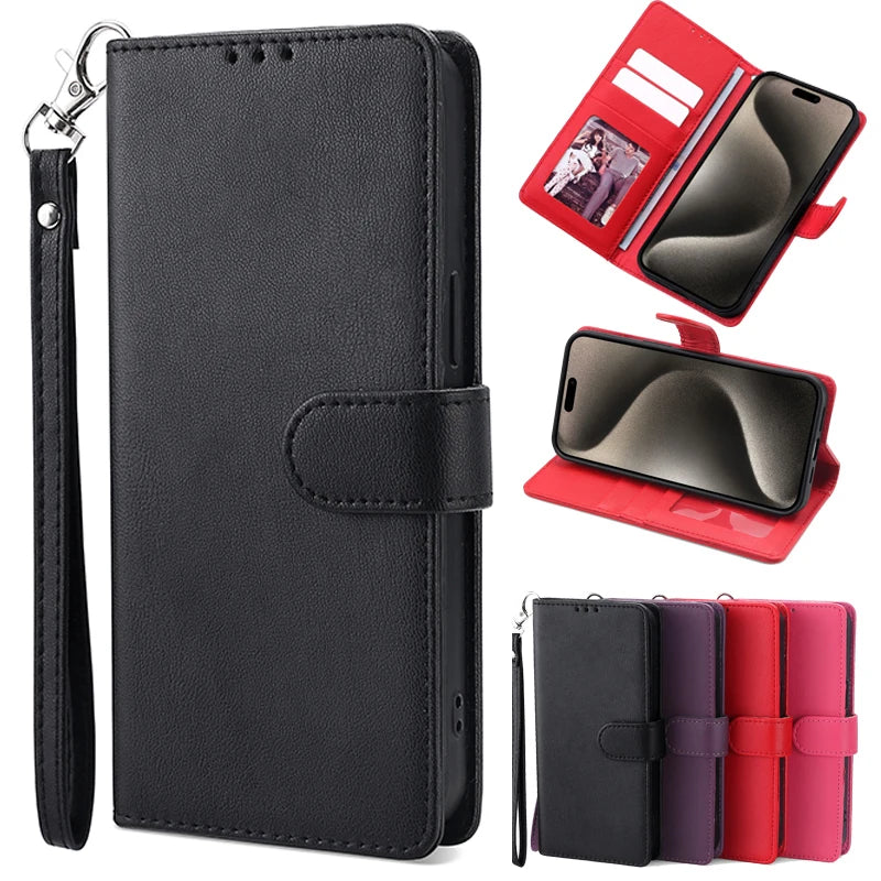 PU Leather Wallet Case For OnePlus 3 3T 5 5T 6 6T 7 7T 8 8T 9 9T 9R 9RT 10 10R 10T 11R 11 12 12R Pro Flip Cover Protective Bags