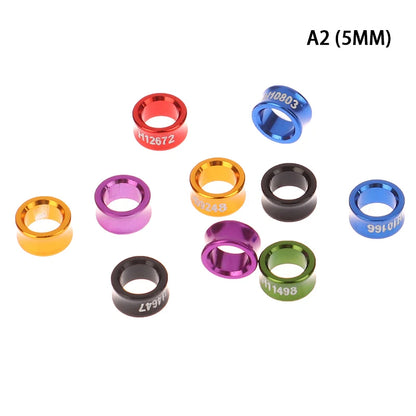10Pcs Aluminum Parrot Leg Rings Pigeon Foot Rings Bird Parrot Feeding Identification Outdoor Flying Training Tools Bird Supplies