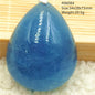 Natural Blue Aquamarine Pendant Clear Water Drop Women Men Brazil Aquamarine Crystal Necklace Jewelry AAAAA