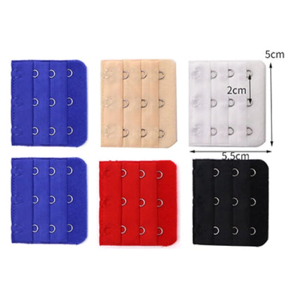 6pcs Back Bra Extender Strap Extension 2 Hooks Extenders For Women Bra Accessories Lengthened Buckle Bra Hook Botton Intimates