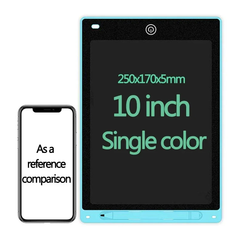Tablette d'écriture LCD 10/12 pouces, planche à dessin pour enfants, graffiti, bloc-notes, jouets, écriture manuscrite, tableau noir, planche à dessin magique, jouet pour enfants, cadeau