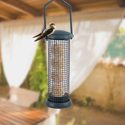 Bird Feeder Dumplings Grease Ball Rack Outdoor Food Dispenser For Tit Small Wild Birds Feed Station Hanging Birds Feeder
