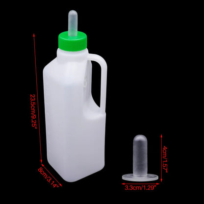 1Pc Lamb Feeding Bottles 850Ml Livestock Milk Bottle Drinking Silicone Nipple Goat Calf Lamb Drinking Fountains Drinker