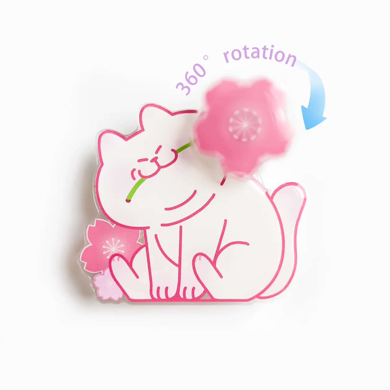 Magnetic Phone Holder Custom Cartoon Design Acrylic Phone Grip GripTok Popular Phone Socket Stand Custom Photo Logo