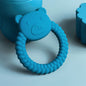 1Pcs Baby Teether Silicone Toy BPA Free Cartoon Bear Nursing Teething Gifts Baby Health Molar Chewing Newborn Accessories Toy