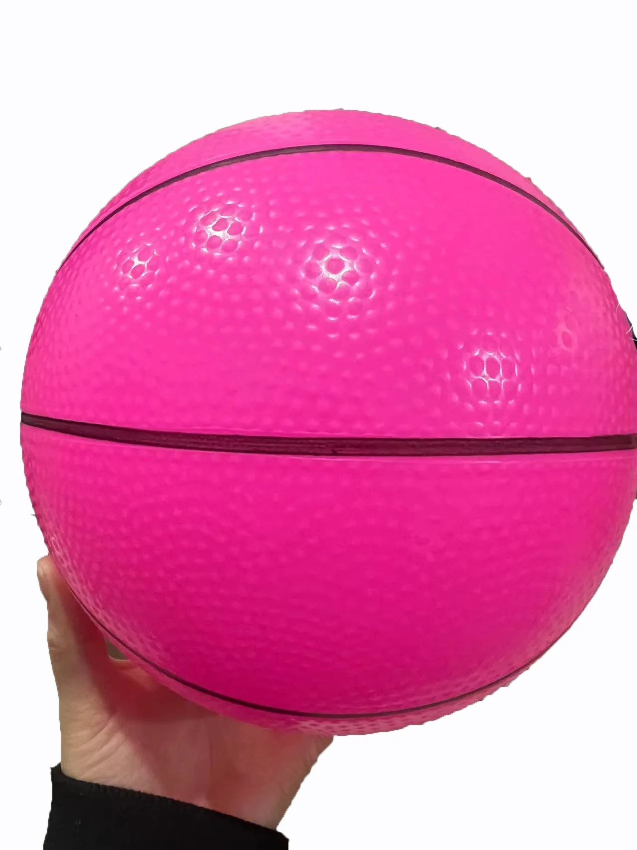 16/18cm Simulation Inflatable Basketball Toys PVC Thickened Basketball Multi-color Kids Sports Inflatable Basketball Toys