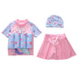 Ircomll New Kids Floatation Swimsuits Toddler Girl's 3 Piece Swimsuits Children Princess Buoyancy Swimwear Kids Beach Swimsuit