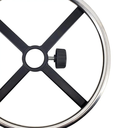 Replacement Pub Bar Stool Round Foot Rest Stainless Steel Accessory for Counter Stools Durable Professional Convenient Assemble