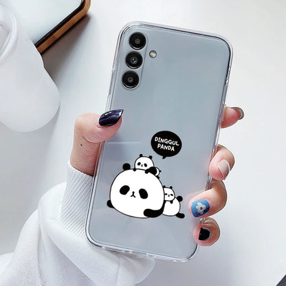 For Samsung Galaxy S23 FE Case Flowers Soft Silicone Back Case for Samsung S 23 FE Phone Cover S 23FE Coque Funda Transparent