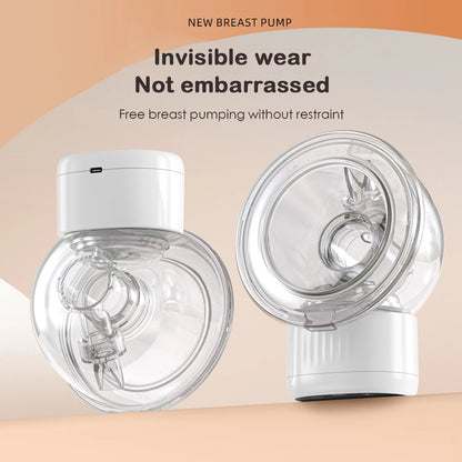 Wearable Breast Pump New Electric Breast Pump Hands-Free Breastfeeding Milk Collector BPA-Free