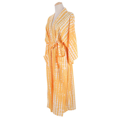 2023 Women Swimsuit Pareo Beachwear Boho Striped Print with Belt Short Sleeve Tunic Cardigan Summer Sexy Kimono Bikini Cover Up