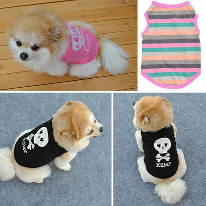 UBBT Security Dog Vest Dog Clothes XS-L Black Pet Puppy T Shirts For Small Dogs Chihuahua Yorkie Pug Cat Vest Costume