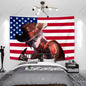 Tapisserie Anime unique Boothill Drapeau américain Honkai Star Rail Chambre Dessin animé Fond Tissu Fête Bannière Chambre Décoration de la maison