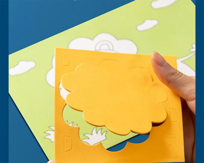 12 Pcs/Set 3D EVA Foam Handmade Sticker Cartoon Animal Vehicle Style DIY Stickers for Kindergarten Kids Gift