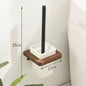 Nordic solid wood Light Luxury Towel Rack Bathroom Towel Shelf  Perforated Wall Mounted Towel shelves Bathroom Accessories